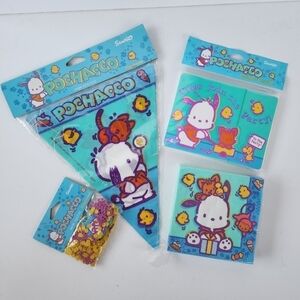 NWT Pochacco Sanrio Dog Birthday Party Supplies Bundle Kit
